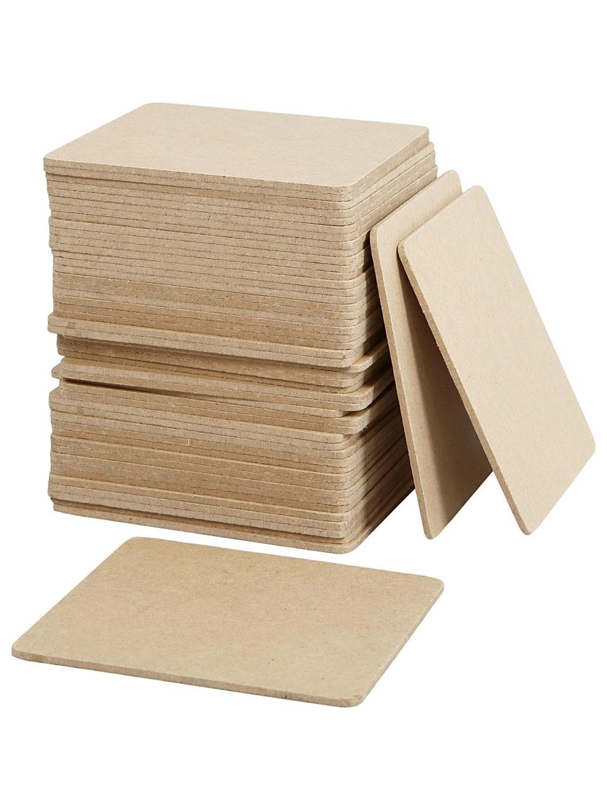Creativ Company Coasters MDF 10x10cm 50pcs.
