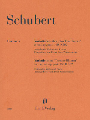 Henle Verlag Schubert Trockne Blumen