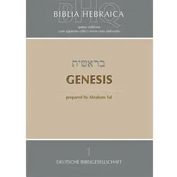 Biblia Hebraica Quinta (BHQ). Gesamtwerk zur Fortsetzung / Genesis, Fachbücher von Abraham Tal