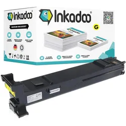 Inkadoo, Toner, Toner kompatibel zu Konica Minolta A0DK252 Toner, gelb Gelb (Y)