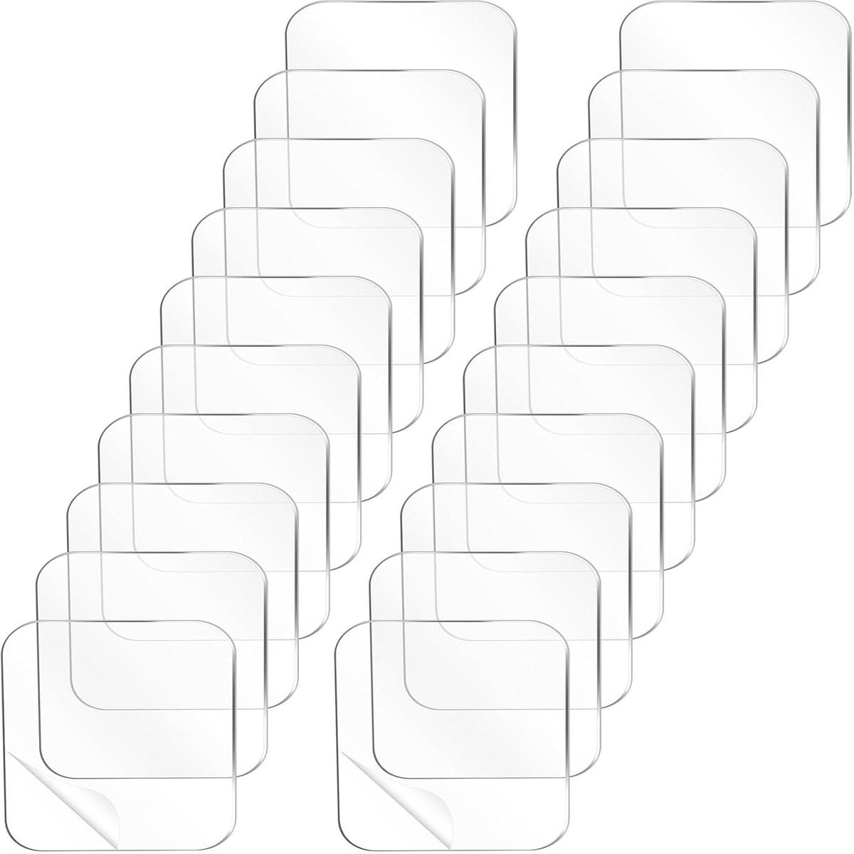 20 stuks Zelfklevende Dubbelzijdige Pads - Transparant - Sterke Kleefkracht