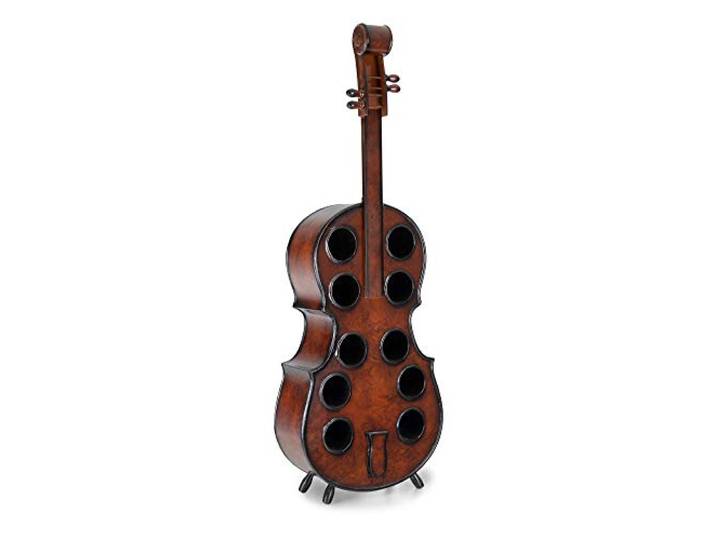 Stagecaptain WR-10 Stradivino Wein- & Flaschenregal, Wunderschön in Küche Rustikales Wein- und Flaschenregal für 10 Flaschen, Passend für Flaschen bis zu Ø 7 cm, Hergestellt in Handarbeit, Bars, 5 cm