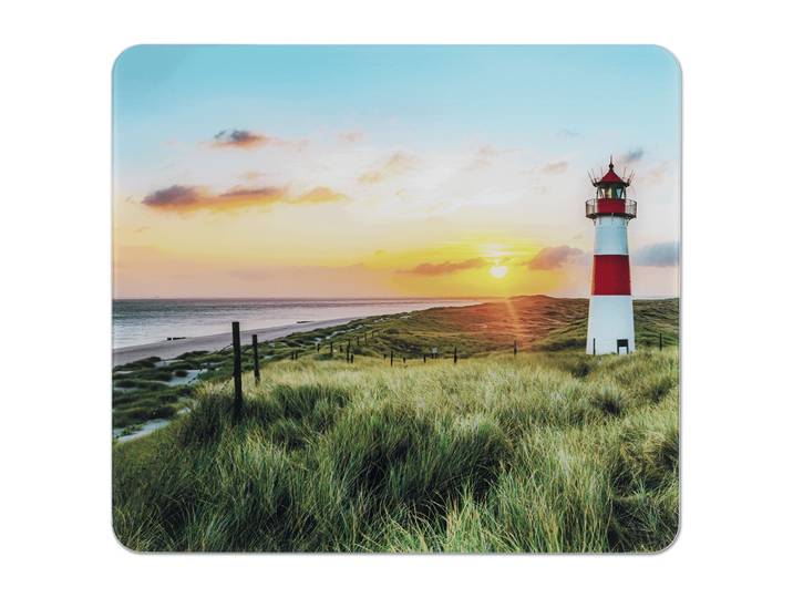 Schneide- und Abdeckplatte MAXIMEX Modell Leuchtturm , grün, B:56cm H:0,5cm L:50cm, Glas, Herdabdeckplatten, Schneide- und Abdeckplatte, Spritzschutz, Herdblende, Schneidbrett, für Glaskeramik-Kochfelder
