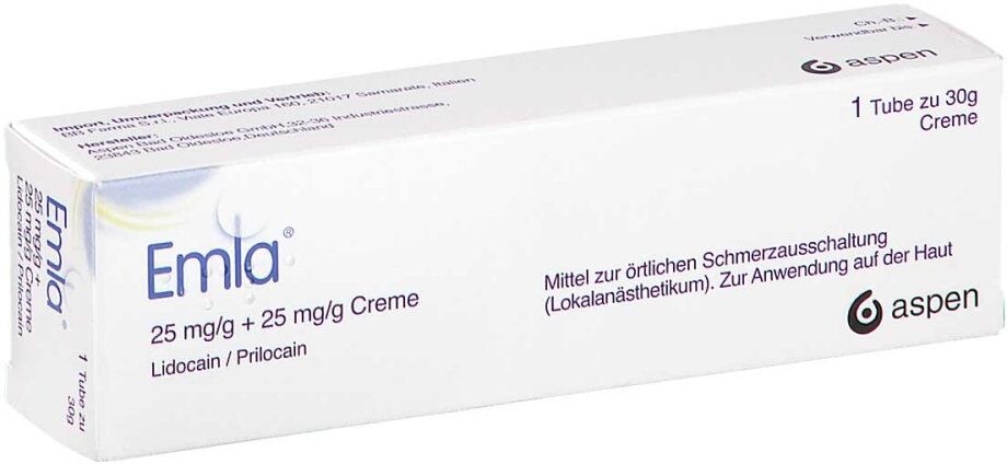 Emla 25 Mg/g + 25 Mg/g Creme