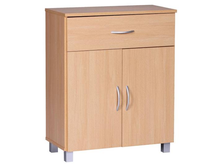 Mid.you Kommode, Buche, Kunststoff, 1 Fächer, 1 Schublade(n) Schubladen, 60x75x30 cm, stehend, Wohnzimmer, Kommoden & Sideboards, Kommoden