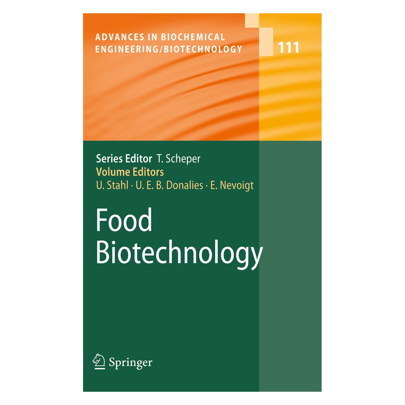 Springer Food Biotechnology (Englisch, Hardcover, Elke Nevoigt, Ulf Stahl, Ute E. B. Donalies) (9783540705352)