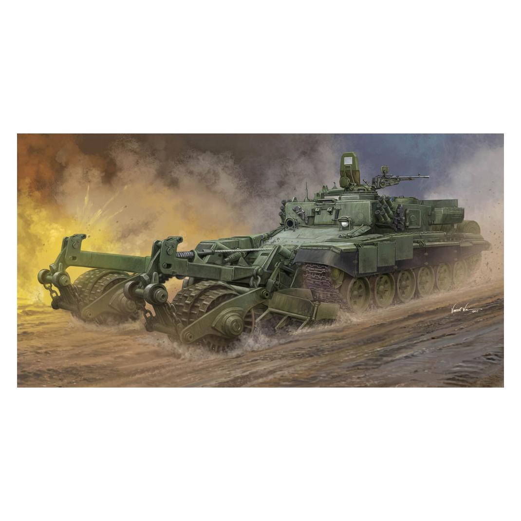 Trumpeter Russian Armored Mine-Clearing Vehicle BMR-3 (09552)