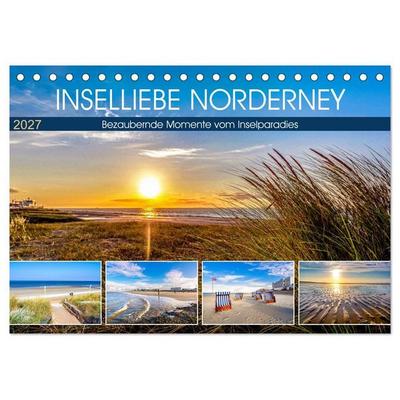 INSELLIEBE NORDERNEY (Tischkalender 2027 DIN A5 quer), CALVENDO Monatskalender