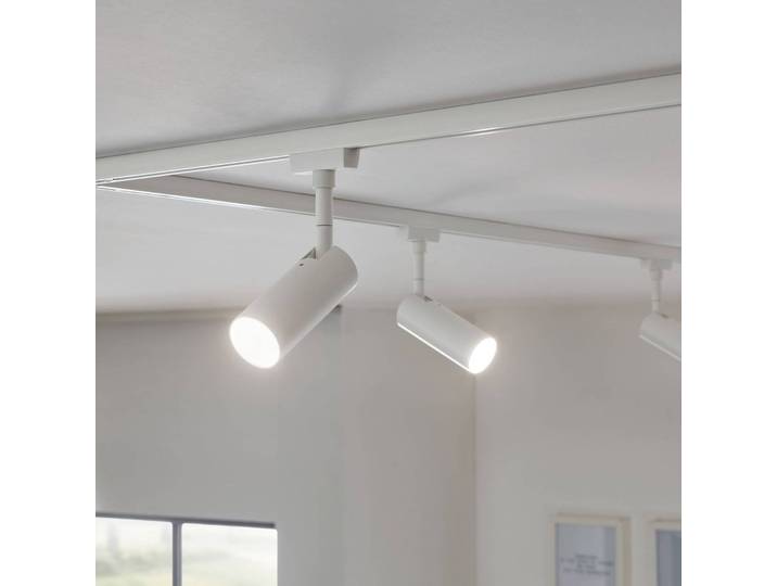 Paulmann URail Tubo LED-Spot 3.000K weiß, weiß / opal, für Wohn- / Esszimmer, Metall