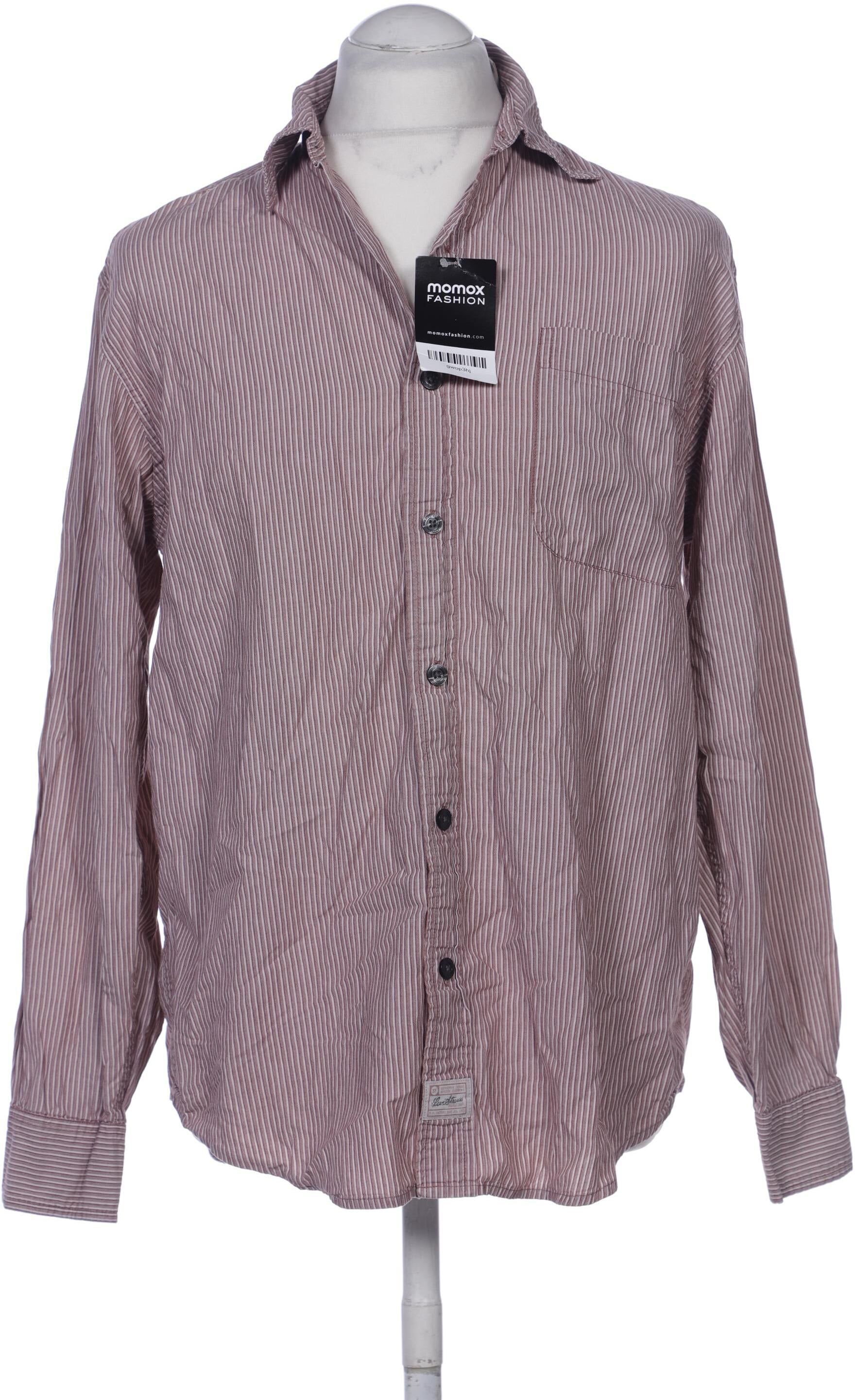 Signature by Levi Strauss & Co. Herren Hemd, Beige, Gr. M, Baumwolle - Second Hand
