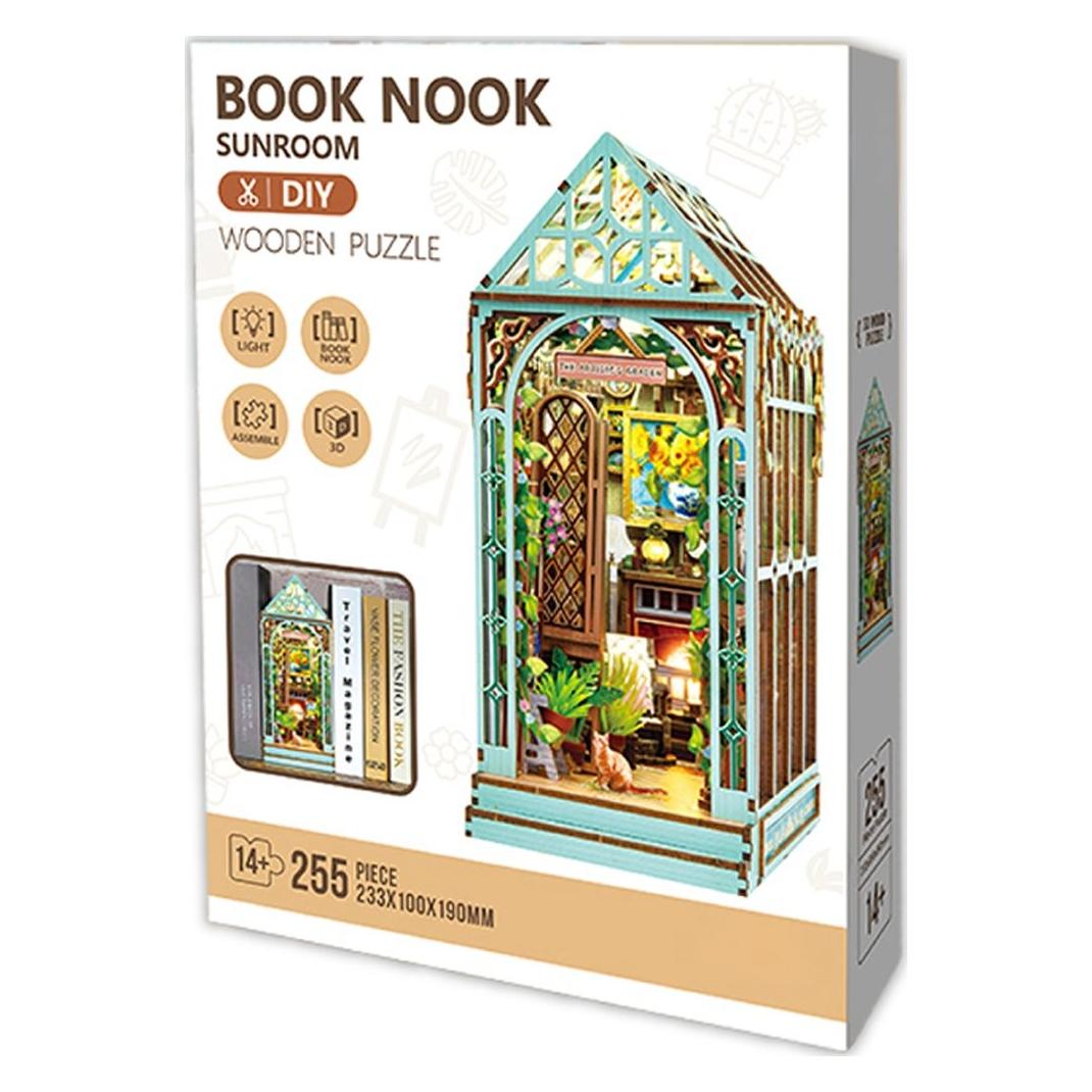 Van Manen Veenendaal Woodworks DIY Bastelset Holz Gewächshaus mit Licht 255tlg (610840)
