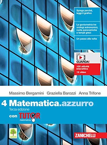 Matematica.azzurro. Con Tutor. Per le Scuole superiori. Con e-book. Con espansione online (Vol. 4) - Preis vom 30.09.2026 09:01:18 h