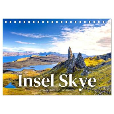 Insel Skye - Atemberaubende Naturkulisse (Tischkalender 2027 DIN A5 quer), CALVENDO Monatskalender