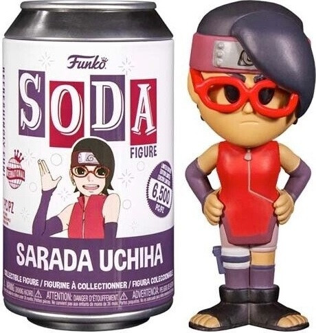 Funko Soda Naruto Sarada Uchiha blik