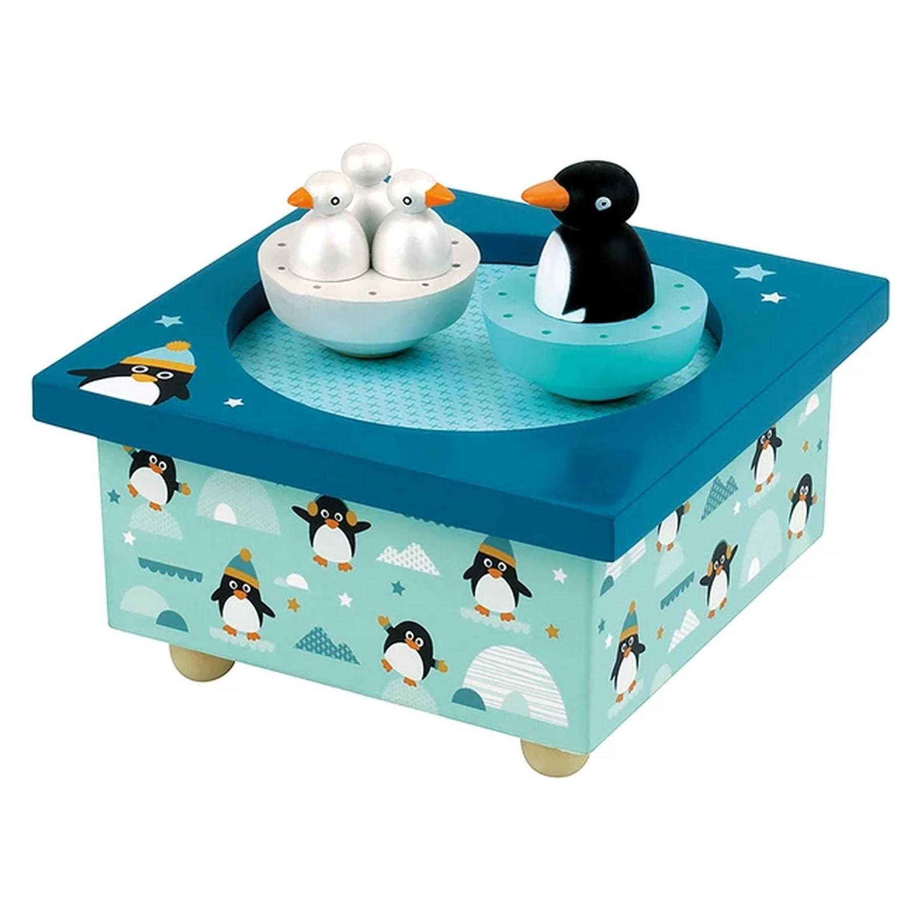 Trousselier Spieluhr mit tanzenden Pinguine (6295008)