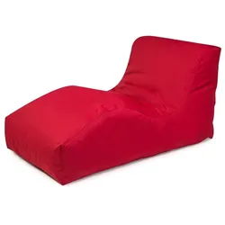 Outbag Sitzsack Liege Wave Polyester Rot