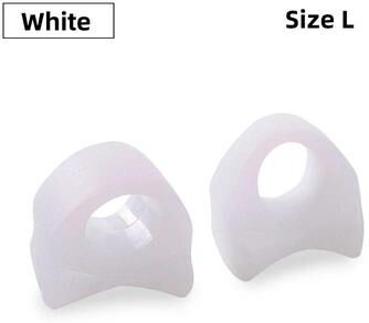 Uplifted Goods Gel Silicone Foot Care Corrector Tool Set white L