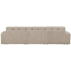 Sofa Date 3-Sitzer mit Cordbezug, klassisch, Travertin, weich gepolstert, für 3–4 Personen
