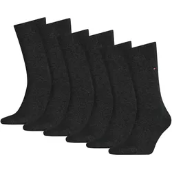 TOMMY HILFIGER Herren Socken, 6er Pack - Classic, Strümpfe, einfarbig Grau / 43-46