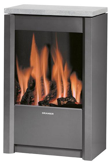 Oranier | Gaskaminofen | Mosel Plan | 4,2 kW | Anthrazit | Propangas