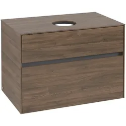 Villeroy & Boch Waschtischunterschrank Collaro C037 800x548x500mm 2 Ausz. Waschtisch m.tig Arizona O C03700VH