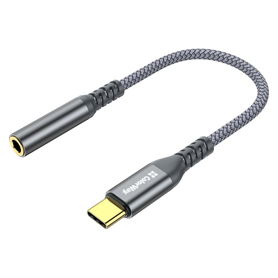 Colorway Adaptér USB-C na Female 3.5 mm/ 14cm (Digital -> Analog) (CW-AD-CJ)