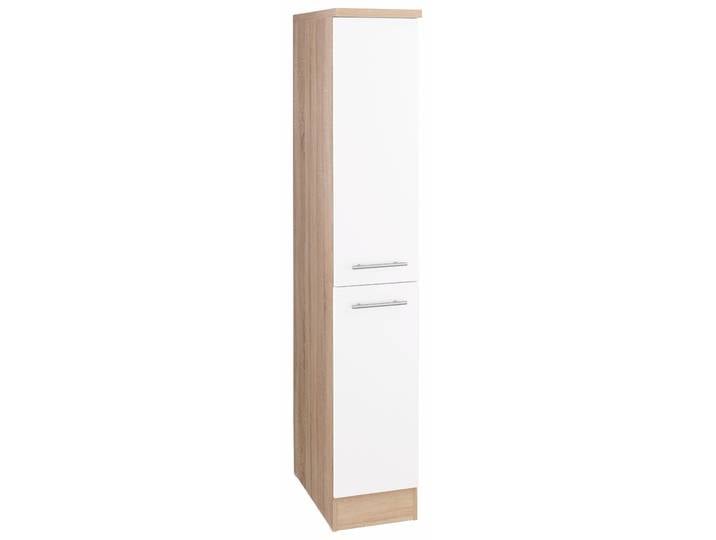 Apothekerschrank OPTIFIT Kalmar , weiss (weiß), B:30cm H:175cm T:57cm, Schränke, Apothekerschrank
