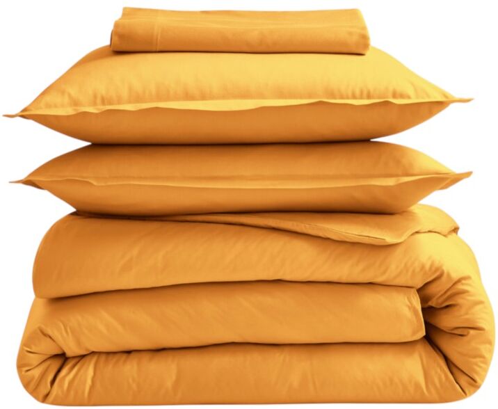 Traversin 100% coton Tradilinge MOUTARDE (Couleur : Moutarde)