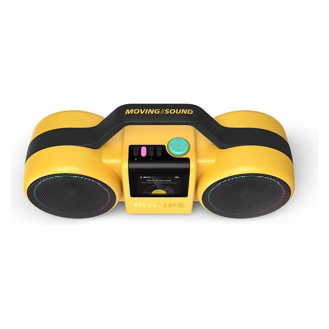 Philips TAMS60 - The Roller Boombox - Gul (24 h) (TAMS60Y/00)