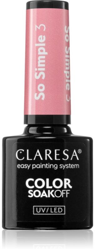 Claresa SoakOff UV/LED Color So Simple gel nail polish shade 3 5 g