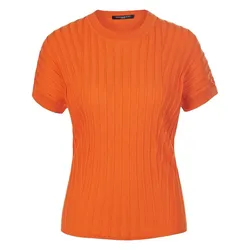 Rundhals-Pullover 1/2-Arm Fadenmeister Berlin orange, 36