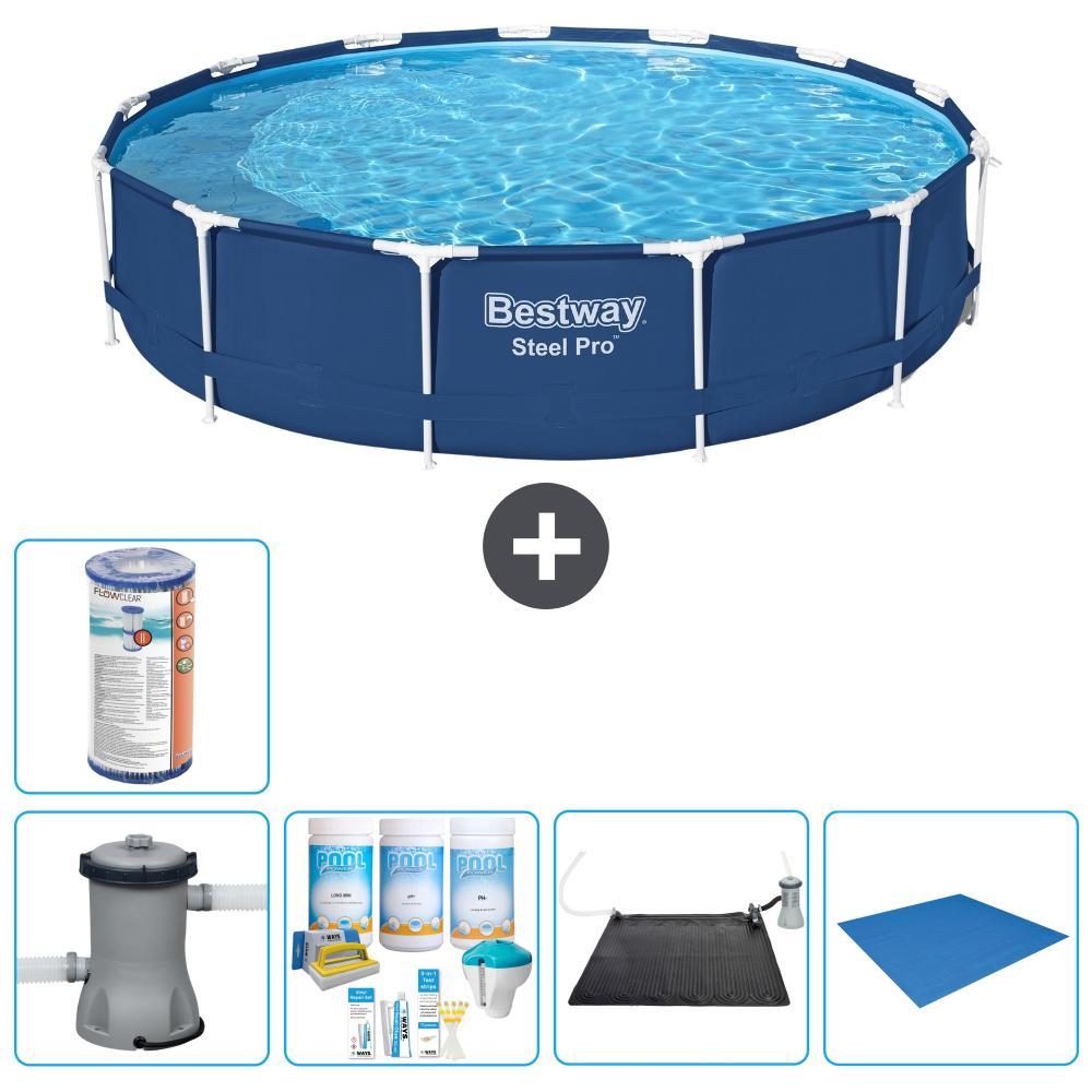 Bestway Steel Pro Rund - 396x84 cm - 6-teilig S22111