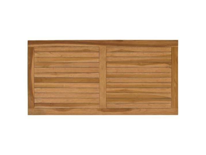 Favemtsl Tischplatte Massivholz Teak Rechteckig 110x55x2,5 cm Natur Robustes Echtholz-Board für Küche, Esszimmer oder Büro, mit pflegeleichter Oberfläche und natürlicher Holzmaserung.