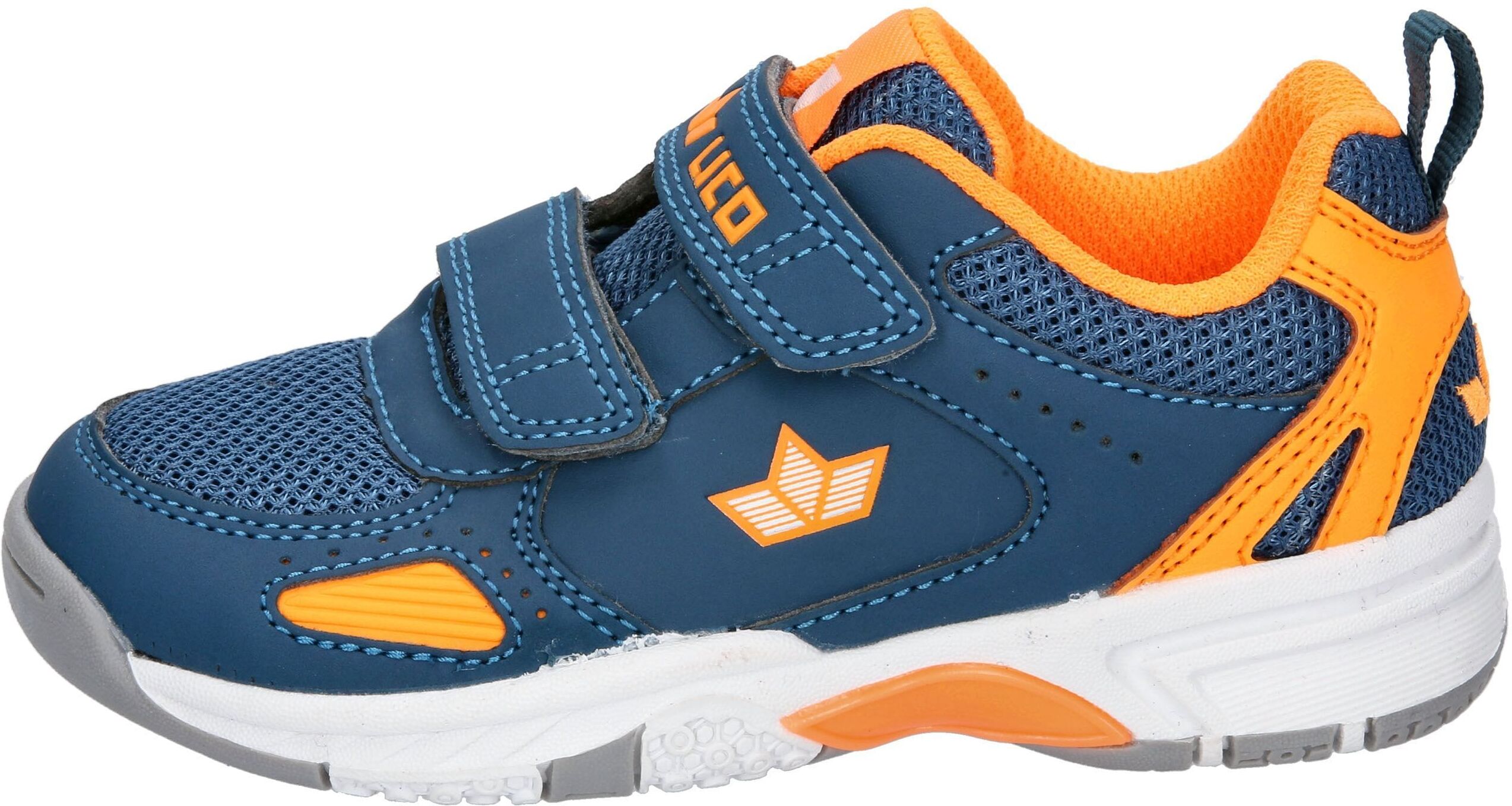 Hallenschuh LICO "Sportschuh Peyton V", Jungen, Gr. 37, blau, Synthetik, Schuhe Hallenschuh