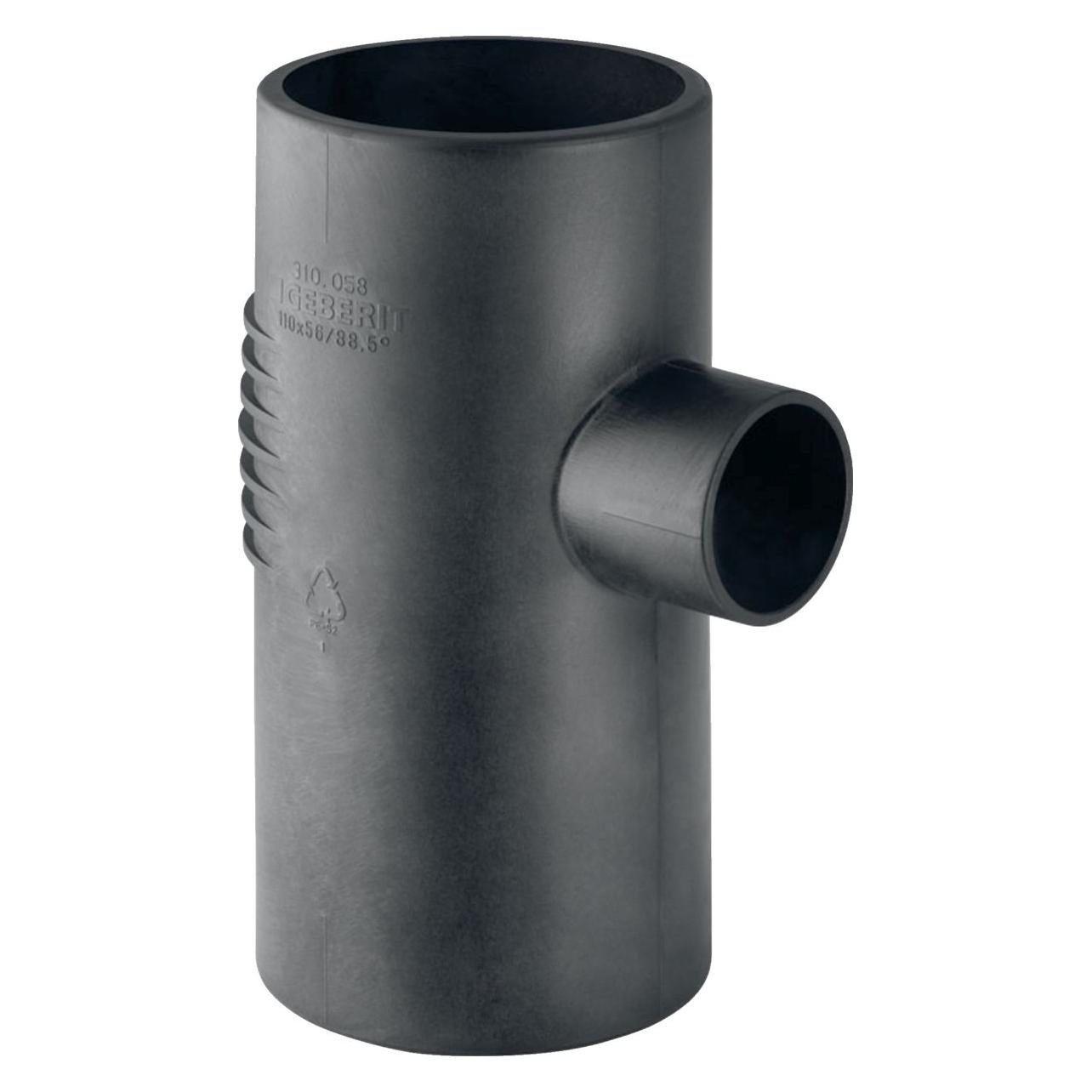 Geberit 110 x 75 mm x 88,5° Grenrør Silent db20 (310.078.14.1)