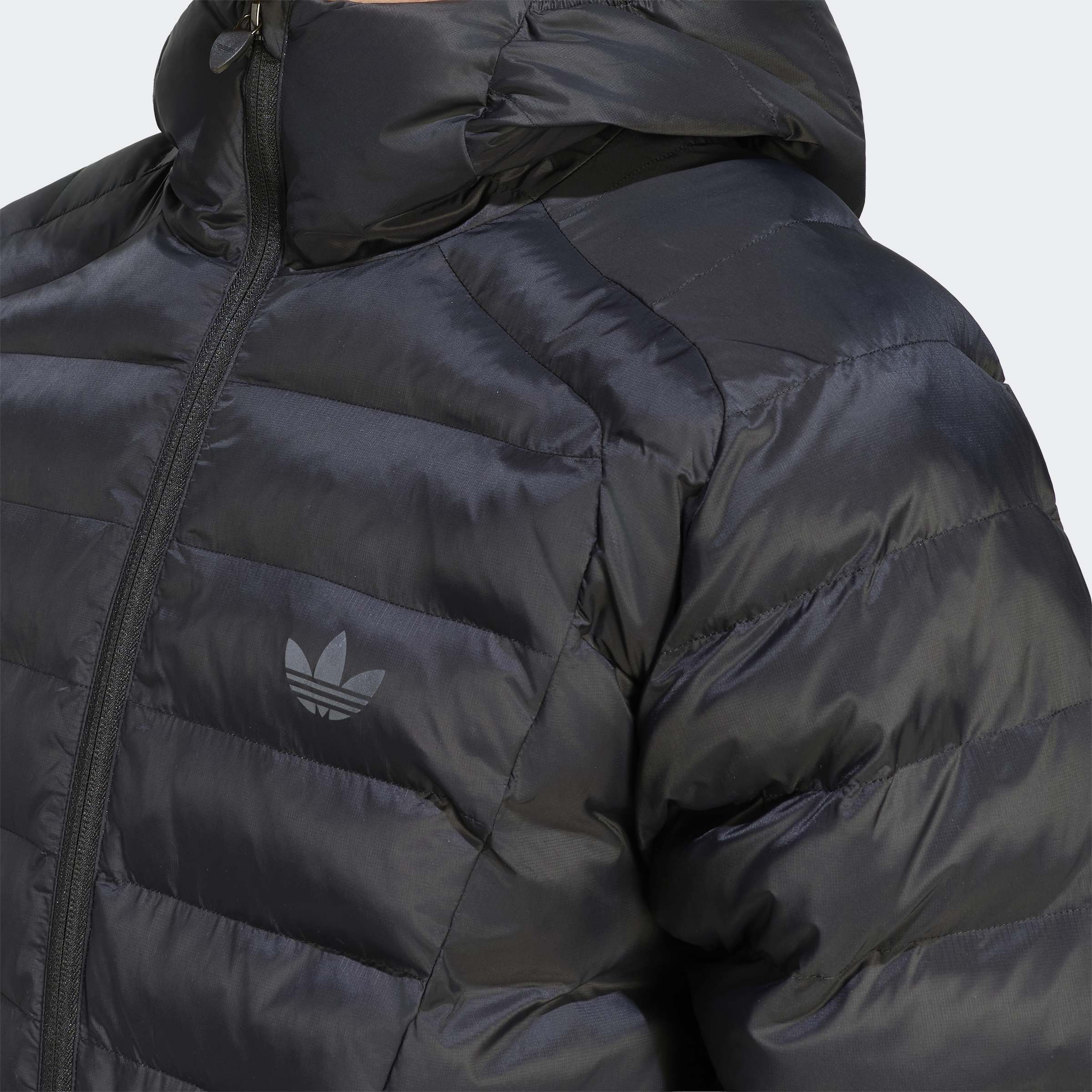 Outdoorjacke ADIDAS ORIGINALS "TEAMGEIST", Herren, Gr. L, schwarz, Obermaterial: 100% Polyamid, Jacken Outdoorjacke, mit sportlichem Stil, aus Polyamid, für Erwachsene schwarz L