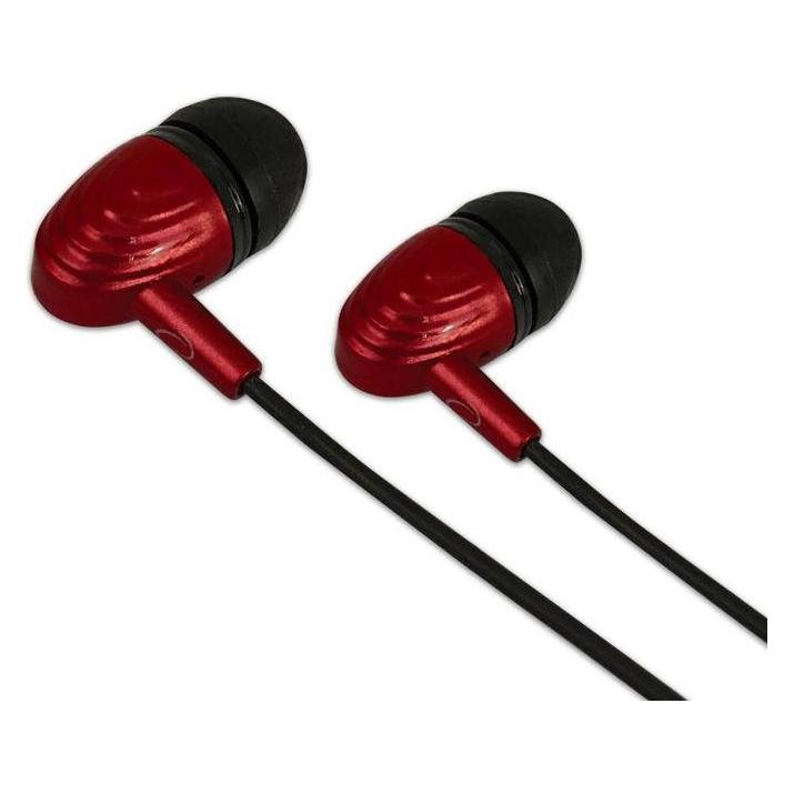 Esperanza EARPHONES WITH MICROPHONE EH193 BLACK-RED 5901299941751 (Keine Geräuschunterdrückung, Kabelgebunden) (EH193KR)