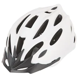 Prophete Prophete Erwachsenen-Fahrradhelm, Inmold, Größe: 58-61 cm, Farbe: weiß mit Reflexstreifen
