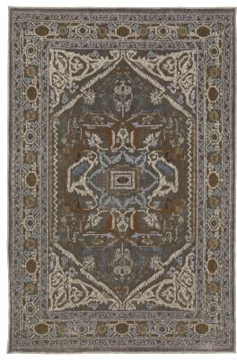 Style Haven Everly Artisanal Medallion Grey/ Multi Area Rug