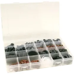 Sanitärinst.-Dichtungs-Sortiment Größe 355x225x45mm Gesamtinhalt 1000 Stück