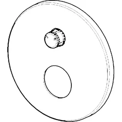 Hansa Rosette Wanne-Brause d:170 mm 59914302 59914302