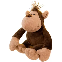 Plüsch Maskottchen Kuscheltier Affe Braun 25cm
