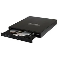 Connectland Boitier externe compatible BE-USB2-CDSL-06 USB 3.0 pour Graveur slim SATA, Festplattengehäuse