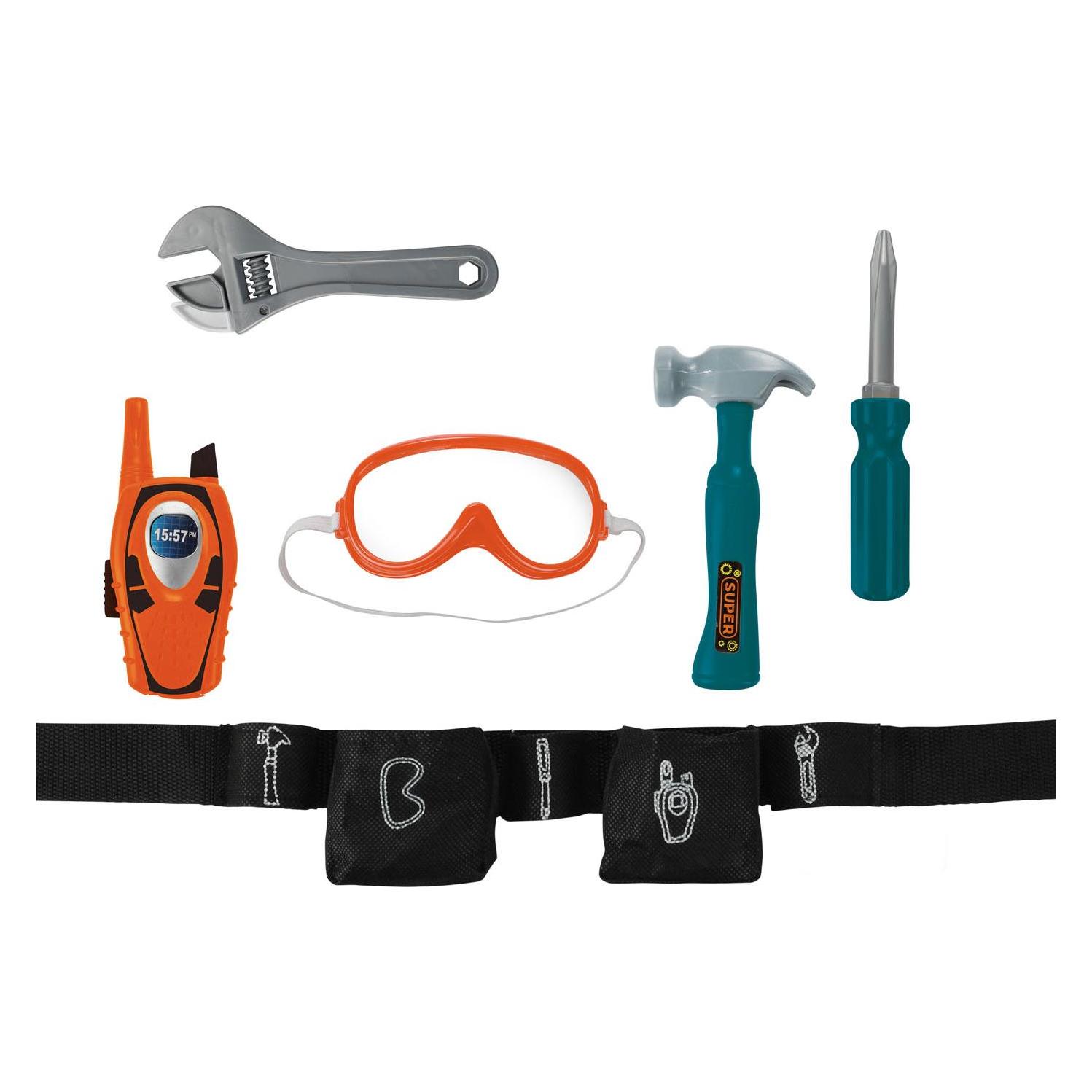 Toi-Toys BEMIRO Werkzeug Spielzeug Kinder Power Tools - 6-teilig, Kinder Handwerker Set, Werkzeug Se (38024A)