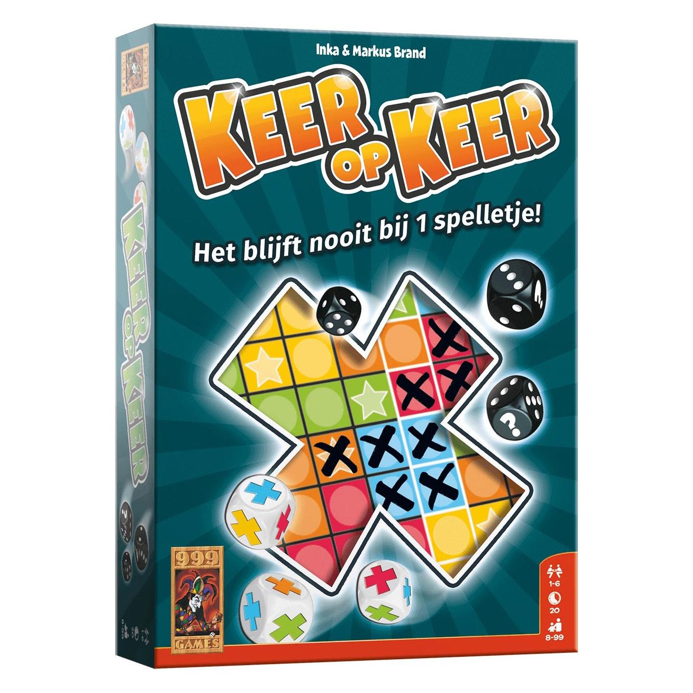 999Games Keer op Keer (Niederländisch, 1 - 6 Spieler) (999-KEE01)
