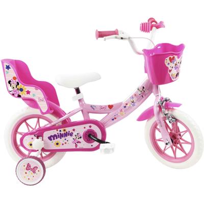 Kinderfahrrad DISNEY "Minni 12", pink, Fahrräder, Kinder, 21cm, 12 Zoll (30,48cm) hinten: 12 Zoll (30,48cm)