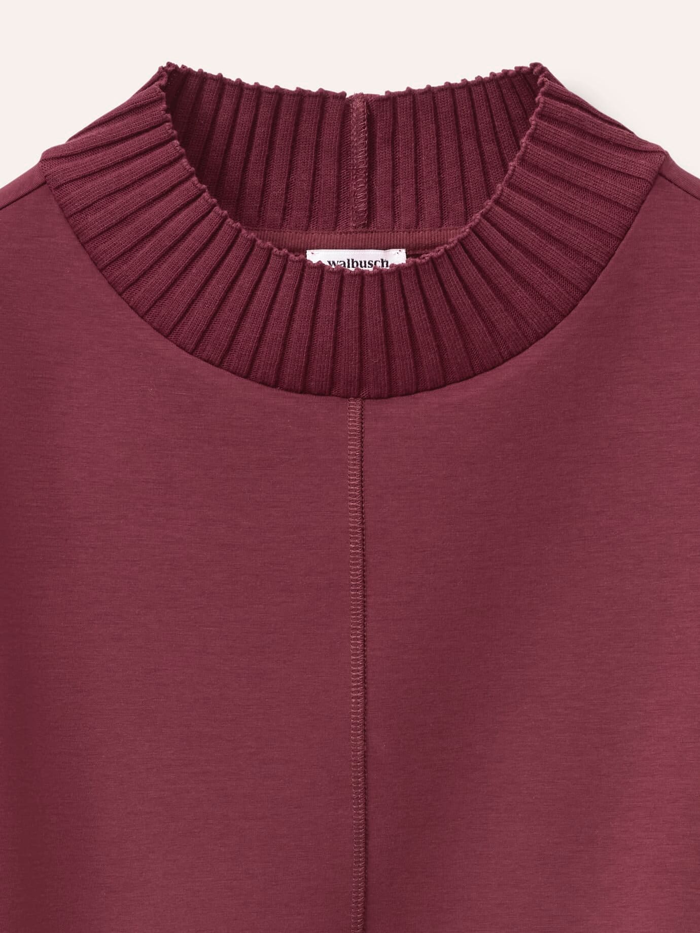 Walbusch Sweatshirt mit Strick, normale Größen, Farbe Rot, 42, schöne Strickdetails bequem, da elastisch Damen