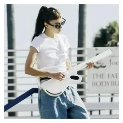 Lava Music Gitarre Genie Smart-Gitarre Weiss (Akustik Gitarre, Kunststoff), Gitarre, Weiss