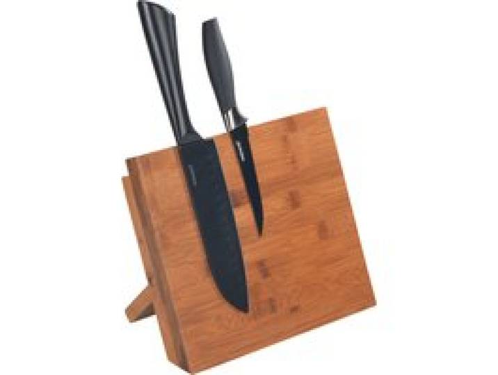 WENKO Porte-couteaux magnétique en bambou Mesina