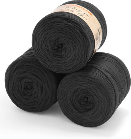 buttinette Textilgarn, schwarz, 750 g